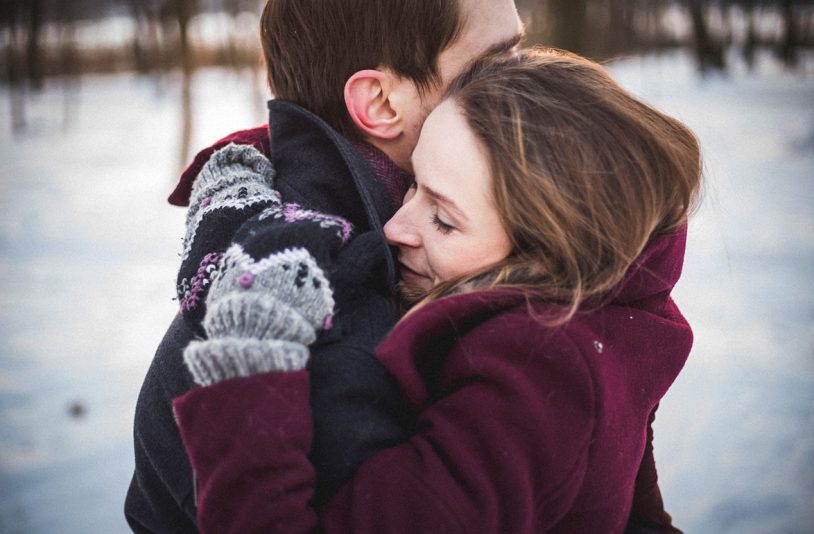 Boyfriend Girlfriend Hugging