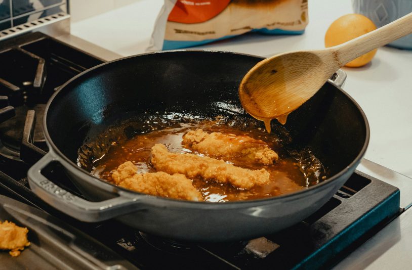 cooking dish using cast iron