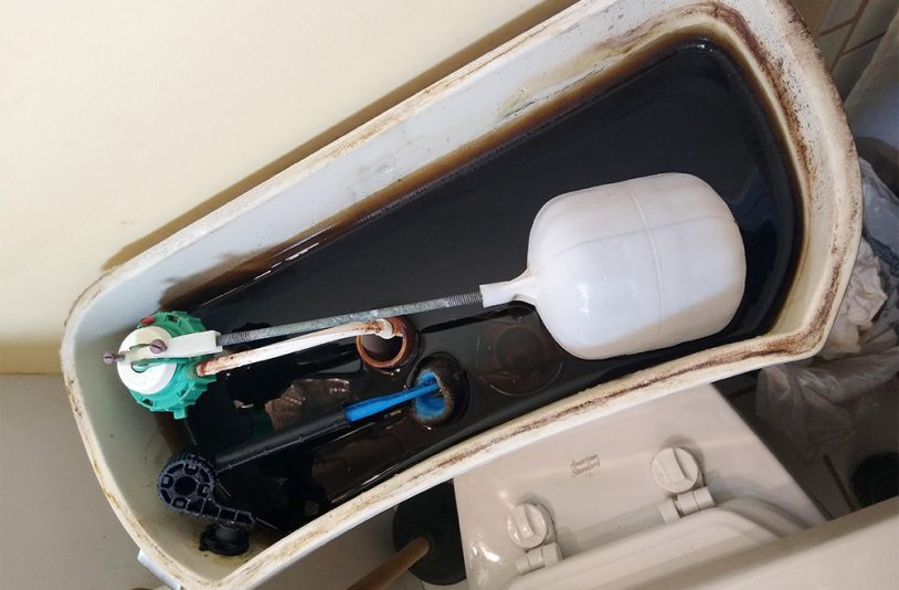 toilet bowl tank