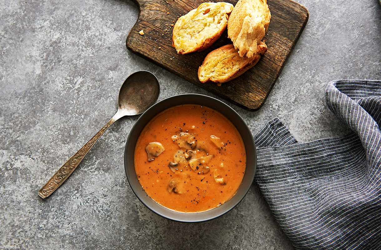 Roasted Tomato and Mushroom Soup Recipe and How to Make It